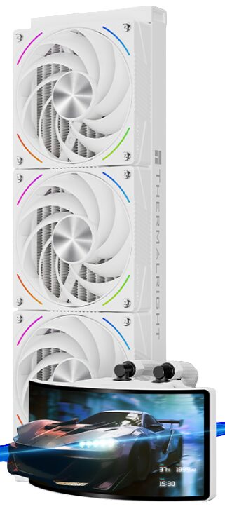 Система жидкостного охлаждения для процессора Thermalright Rainbow Vision 360 Turbo ARGB White (RRV360TAW)