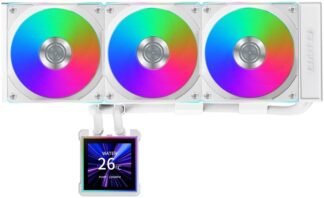 Система жидкостного охлаждения для процессора Lian Li HydroShift II LCD-S 360CL LCD ARGB White (GHS2LCDS36CW) (G89.GHS2LCDS36CW.R0)