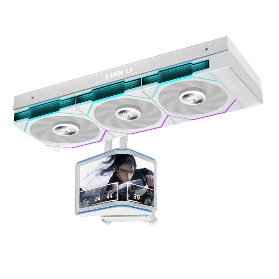Система жидкостного охлаждения для процессора Lian Li Hydroshift II OLED Curved 360TL WHITE (G89.GHS2OLDC36TW.R0)