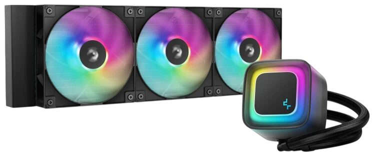 Система жидкостного охлаждения для процессора Deepcool LE360 V2 ARGB Black (R-LE360-BKAMMC-G-2)