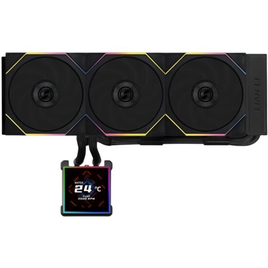 Система жидкостного охлаждения для процессора Lian Li HydroShift II LCD-S 360TL (GHS2LCDS36TB) Black (G89.GHS2LCDS36TB.R0)