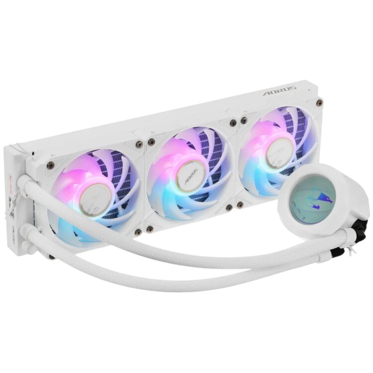 Система жидкостного охлаждения для процессора Gigabyte AORUS WATERFORCE X II 360I White