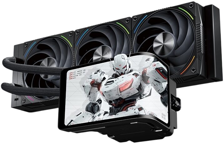 Система жидкостного охлаждения для процессора Thermalright Wonder Vision 360 Turbo ARGB Black (TRWV360TAB)