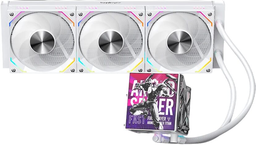 Система жидкостного охлаждения для процессора 1STPLAYER F.A.S.T. FT-360 White (FT-360-WH)