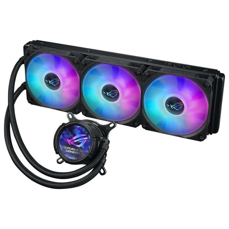 Система жидкостного охлаждения для процессора ASUS ROG STRIX LC III 360 ARGB LCD (90RC00W1-M0UAY0)
