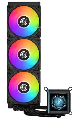 Система жидкостного охлаждения для процессора Lian Li GALAHAD II LCD 360 Black ARGB (GA2ALCD36B) (G89.GA2ALCD36B.R0) PWM