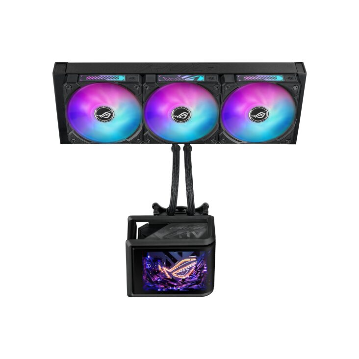 Система жидкостного охлаждения для процессора ASUS ROG RYUO IV SLC 360 ARGB Black (90RC0151-B0EAY0)