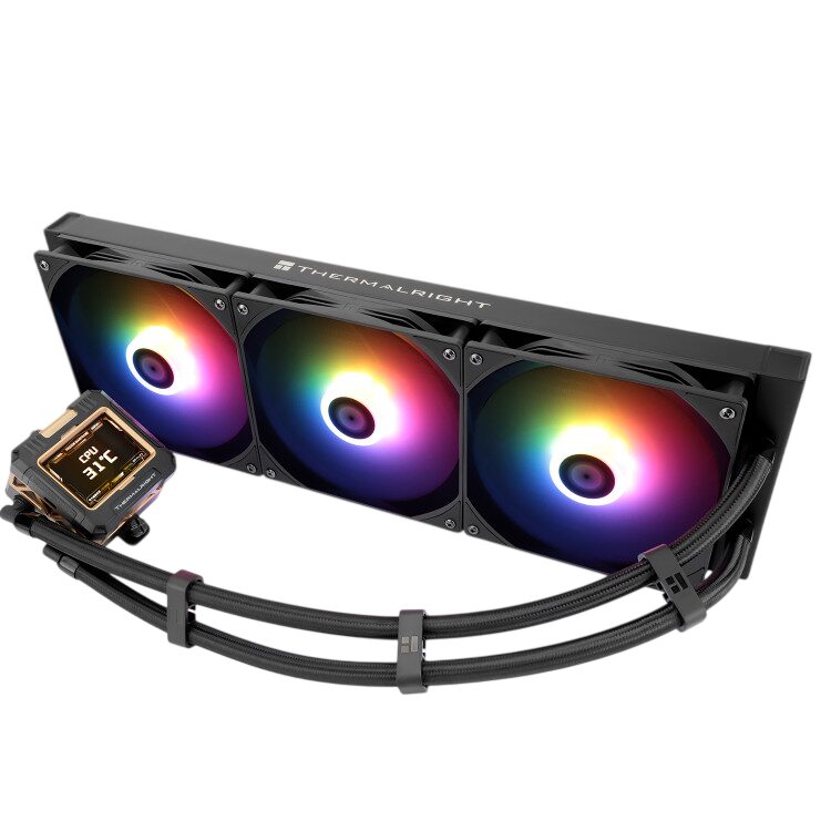 Система жидкостного охлаждения для процессора Thermalright Frozen Warframe 420 ARGB Black (TRFW420AB)