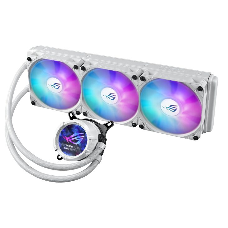 Система жидкостного охлаждения для процессора ASUS ROG STRIX LC III 360 ARGB White (90RC00T2-M0UAY0)