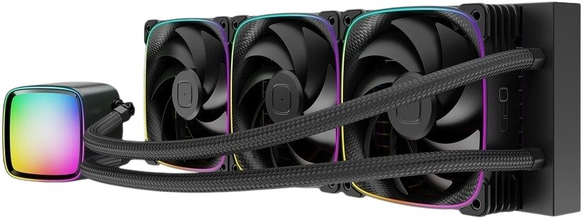Система жидкостного охлаждения для процессора Geometric Future Eskimo Plus 360 ARGB Black (1C303B1361000)