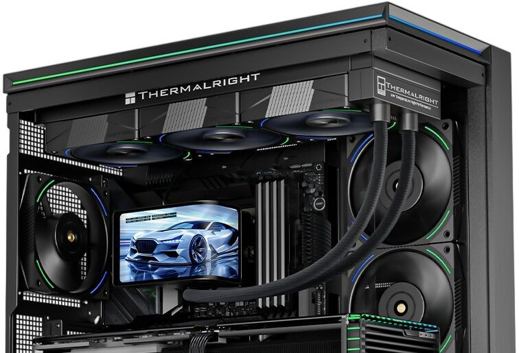 Система жидкостного охлаждения для процессора Thermalright Wonder Vision 360 Turbo ARGB Black (TRWV360TAB)