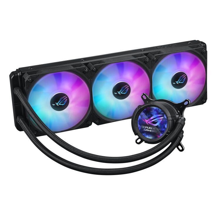 Система жидкостного охлаждения для процессора ASUS ROG STRIX LC III 360 ARGB LCD (90RC00W1-M0UAY0)