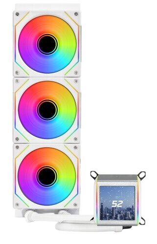 Система жидкостного охлаждения для процессора Lian Li GA II LCD SL-INF 360 ARGB White (GA2ALCD36INW) (G89.GA2ALCD36INW.R0)