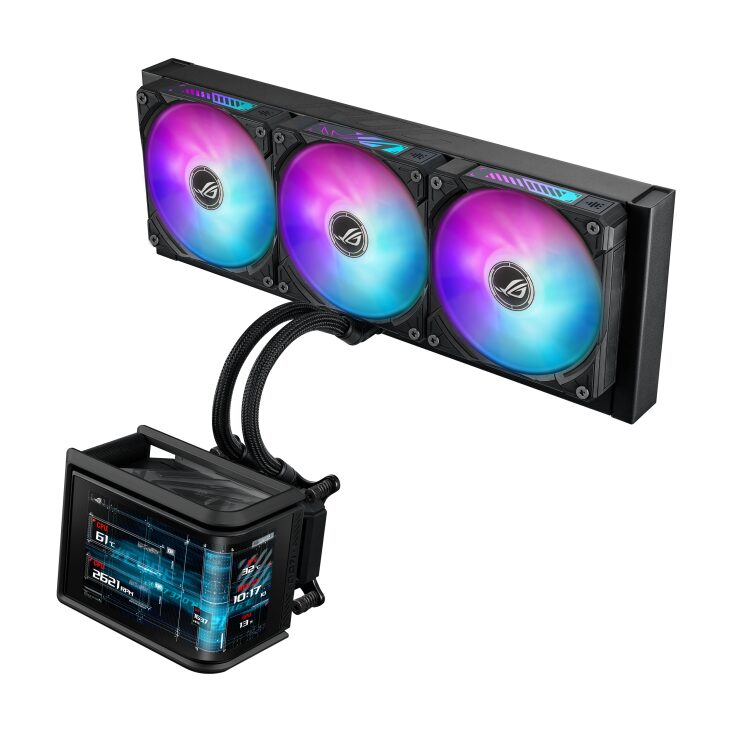 Система жидкостного охлаждения для процессора ASUS ROG RYUO IV SLC 360 ARGB Black (90RC0151-B0EAY0)