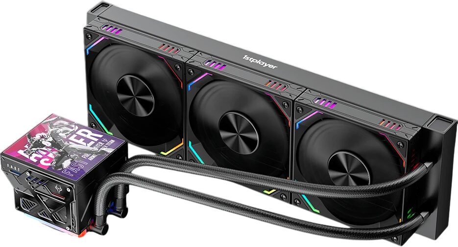 Система жидкостного охлаждения для процессора 1STPLAYER F.A.S.T. FT-360 Black (FT-360-BK)