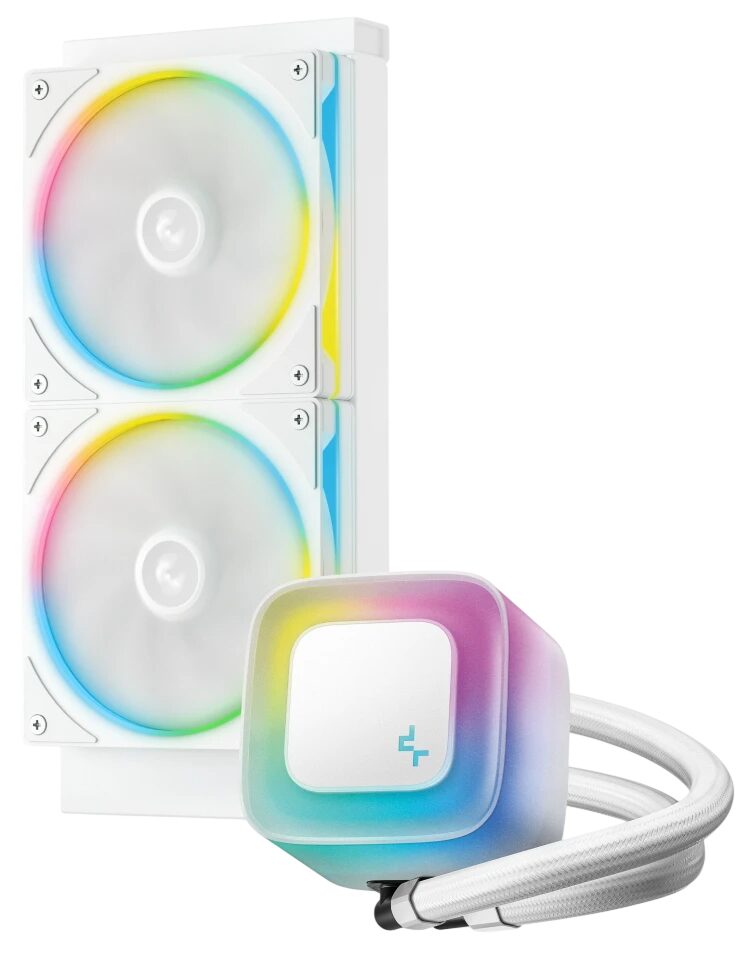 Система жидкостного охлаждения для процессора Deepcool LE240 PRO WH ARGB White