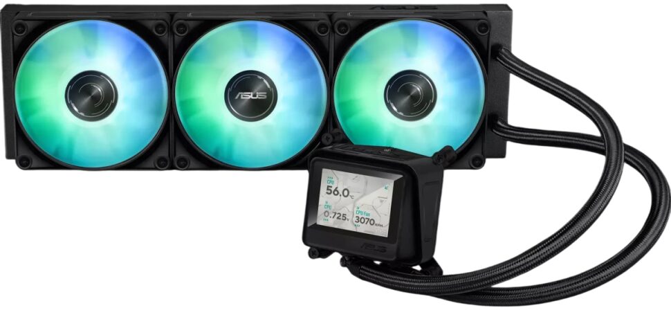 Система жидкостного охлаждения для процессора ASUS MAX GAMING LC 360 ARGB LCD Black (90RC01G1-B0EAY0)