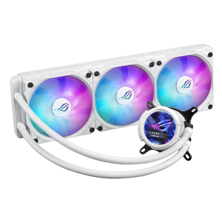 Система жидкостного охлаждения для процессора ASUS ROG STRIX LC III 360 ARGB White (90RC00T2-M0UAY0)