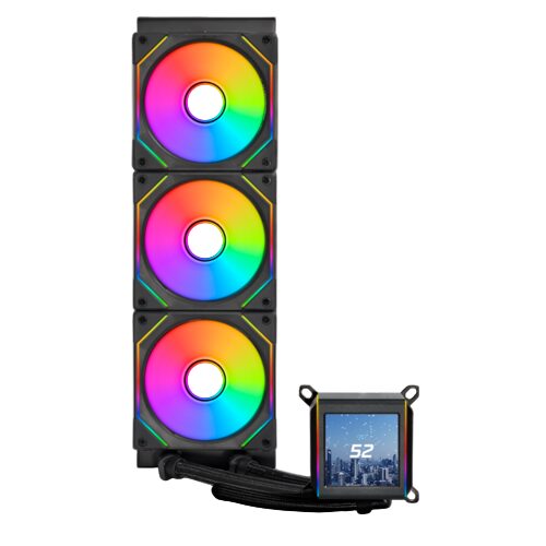 Система жидкостного охлаждения для процессора Lian Li GA II LCD SL-INF 360 ARGB Black (GA2ALCD36INB) (G89.GA2ALCD36INB.R0)