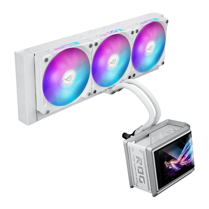 Система жидкостного охлаждения для процессора ASUS ROG RYUO IV SLC 360 ARGB White (90RC0152-B0EAY0)