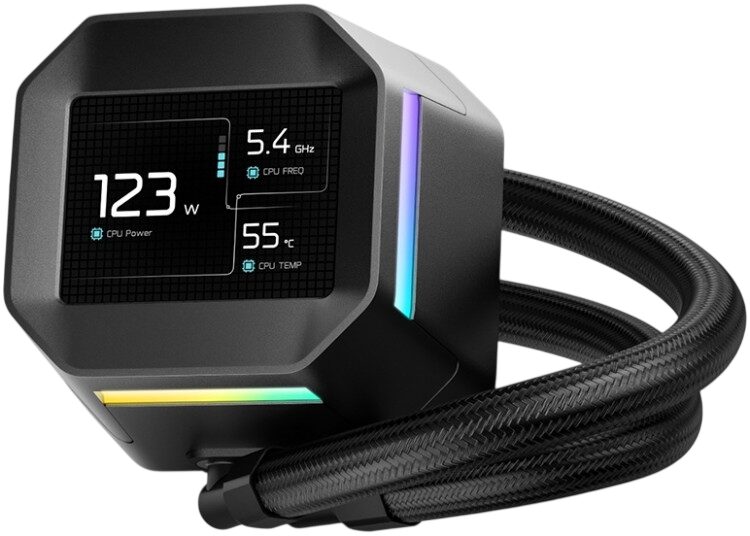 Система жидкостного охлаждения для процессора Deepcool LM240 ARGB Black