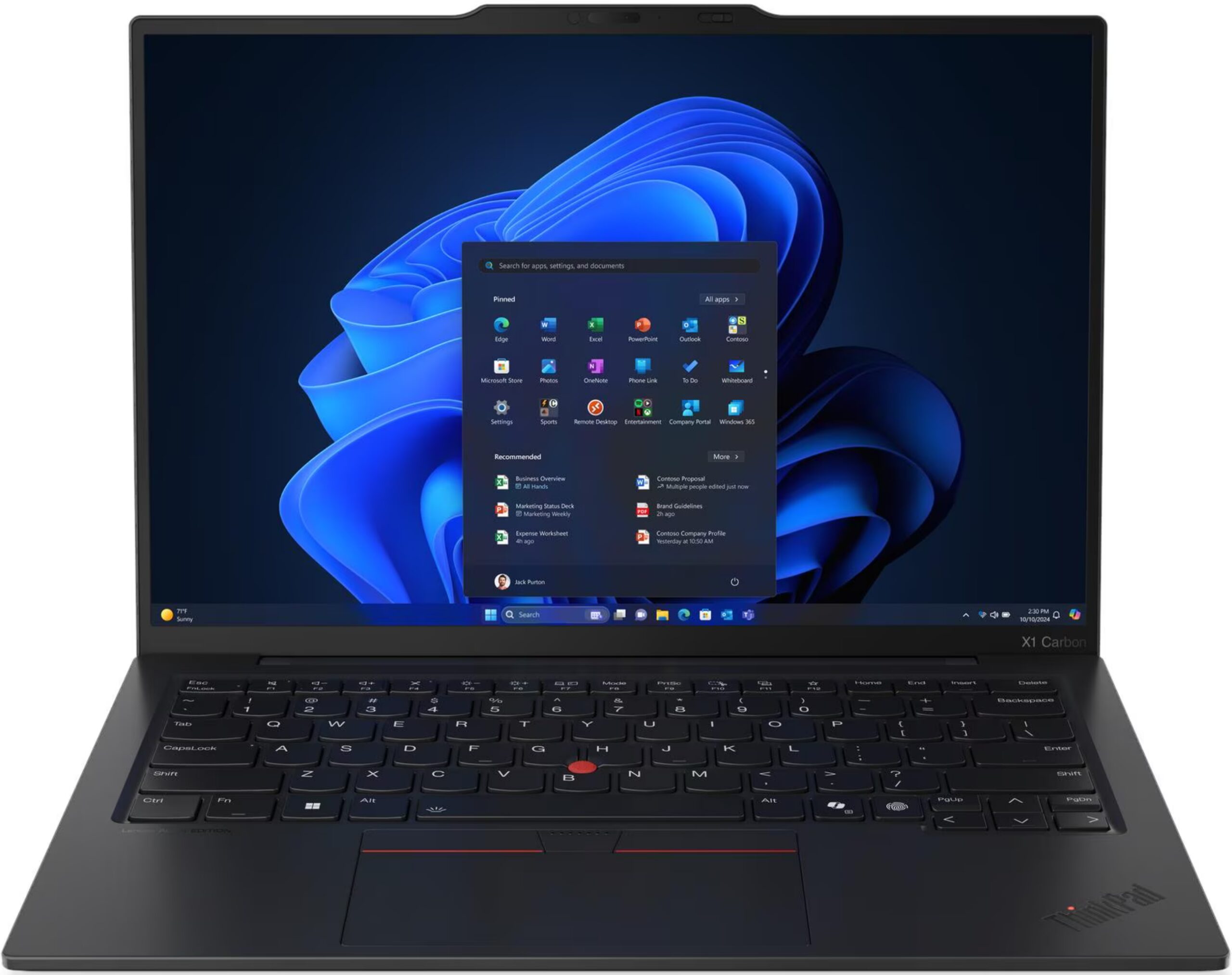 Ноутбук Lenovo ThinkPad X1 Carbon Gen 13 21NSCTO1WW (Ultra 5 228V/32ГБ/1ТБ/Intel Arc 130V/14″ 2.8K OLED 120Гц)