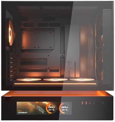 Компьютерный корпус Cougar CFV235 Mesh Vision ARGB Black (CGR-2DA4B-MV)