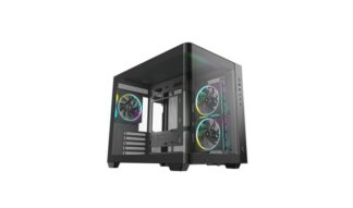 Компьютерный корпус Deepcool CG330U 3F TG aquarium ARGB Black