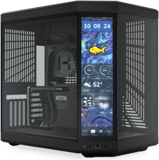 Компьютерный корпус HYTE Y70 Touch Infinite Black (CS-HYTE-Y70TTI-BB)