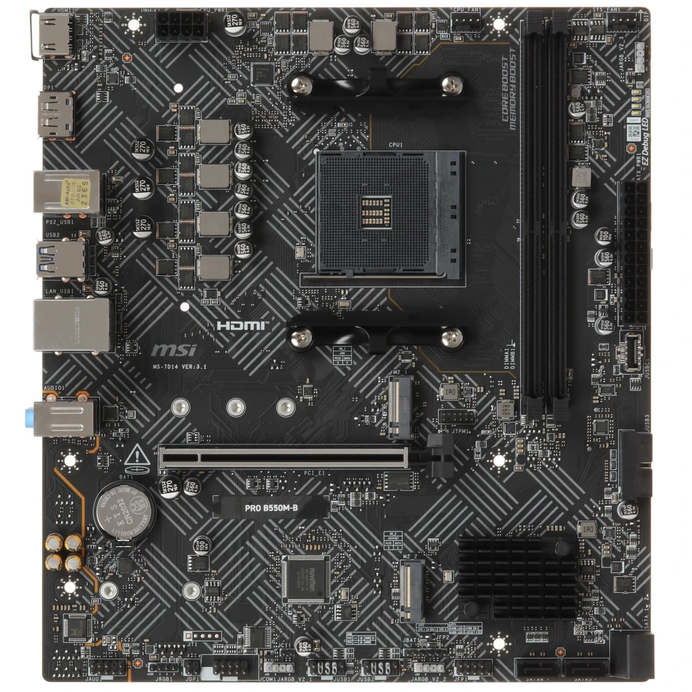 Материнская плата MSI PRO B550M-B