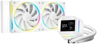 Система жидкостного охлаждения для процессора Deepcool LM240 WH ARGB White