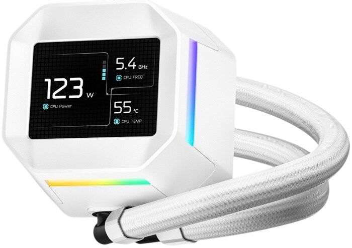 Система жидкостного охлаждения для процессора Deepcool LM360 WH ARGB White