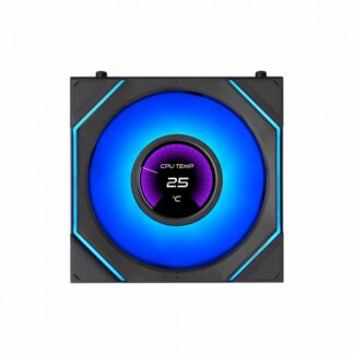 Вентилятор для корпуса Lian Li UNI FAN SL INF LCD FLEX 120 Reverse Blade 12RSLIND1F1B ARGB Black (G9F.12RSLIND1F1B.R0)