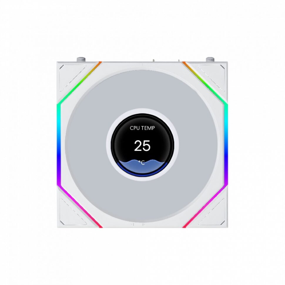 Вентилятор для корпуса Lian Li UNI FAN TL LCD FLEX 120 12TLLCD1F1W ARGB White (G9F.12TLLCD1F1W.R0)