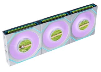 Комплект вентиляторов для корпуса Lian Li UNI FAN SL INF LCD FLEX 120 12SLIND1F3W ARGB White (G9F.12SLIND1F3W.R0)