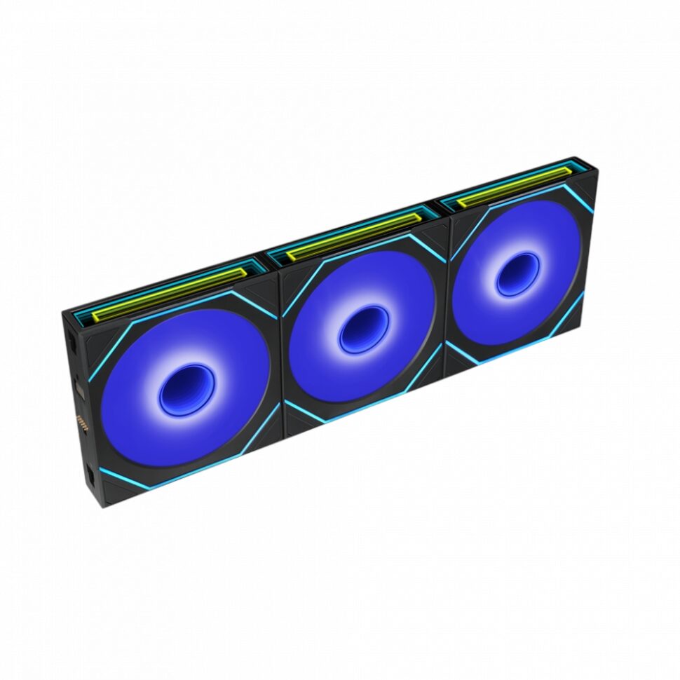 Комплект вентиляторов для корпуса Lian Li UNI FAN SL INF FLEX 120 Reverse Blade 12RSLIN1F3B ARGB Black (G9F.12RSLIN1F3B.R0)