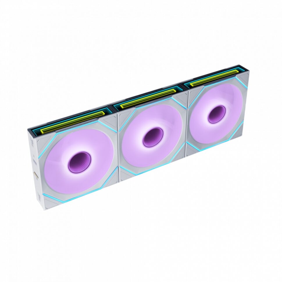 Комплект вентиляторов для корпуса Lian Li UNI FAN SL INF FLEX 120 Reverse Blade 12RSLIN1F3W ARGB White (G9F.12RSLIN1F3W.R0)