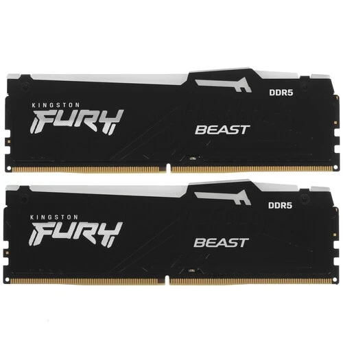 Оперативная память 32 Gb 6000 MHz Kingston FURY Beast RGB Black (KF560C30BBEAK2-32)