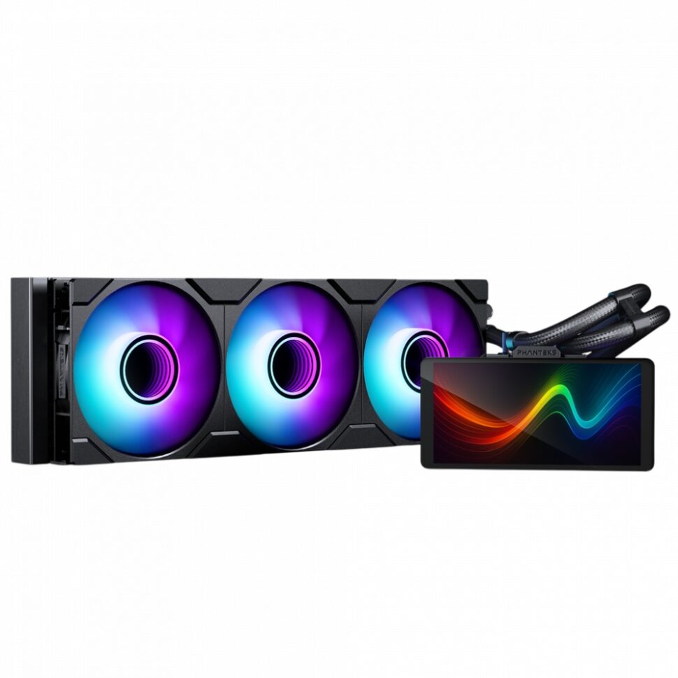 Система жидкостного охлаждения для процессора PHANTEKS Glacier One 360M25 G2 6” LCD ARGB Black (PH-GO360M25G2LCD_DBK01)