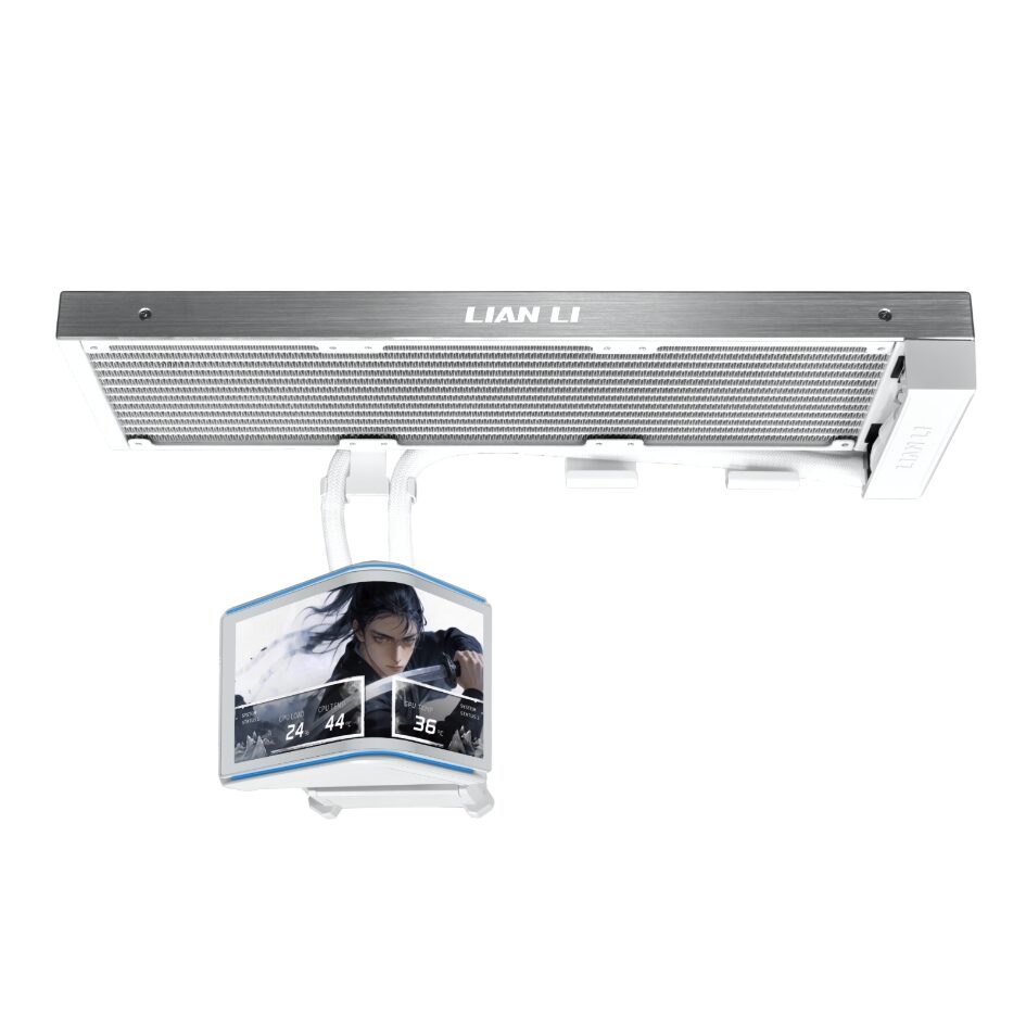 Система жидкостного охлаждения для процессора Lian Li HydroShift II OLED Curved 360 Fanless GHS2OLDC36NW White (G89.GHS2OLDC36NW.R0)