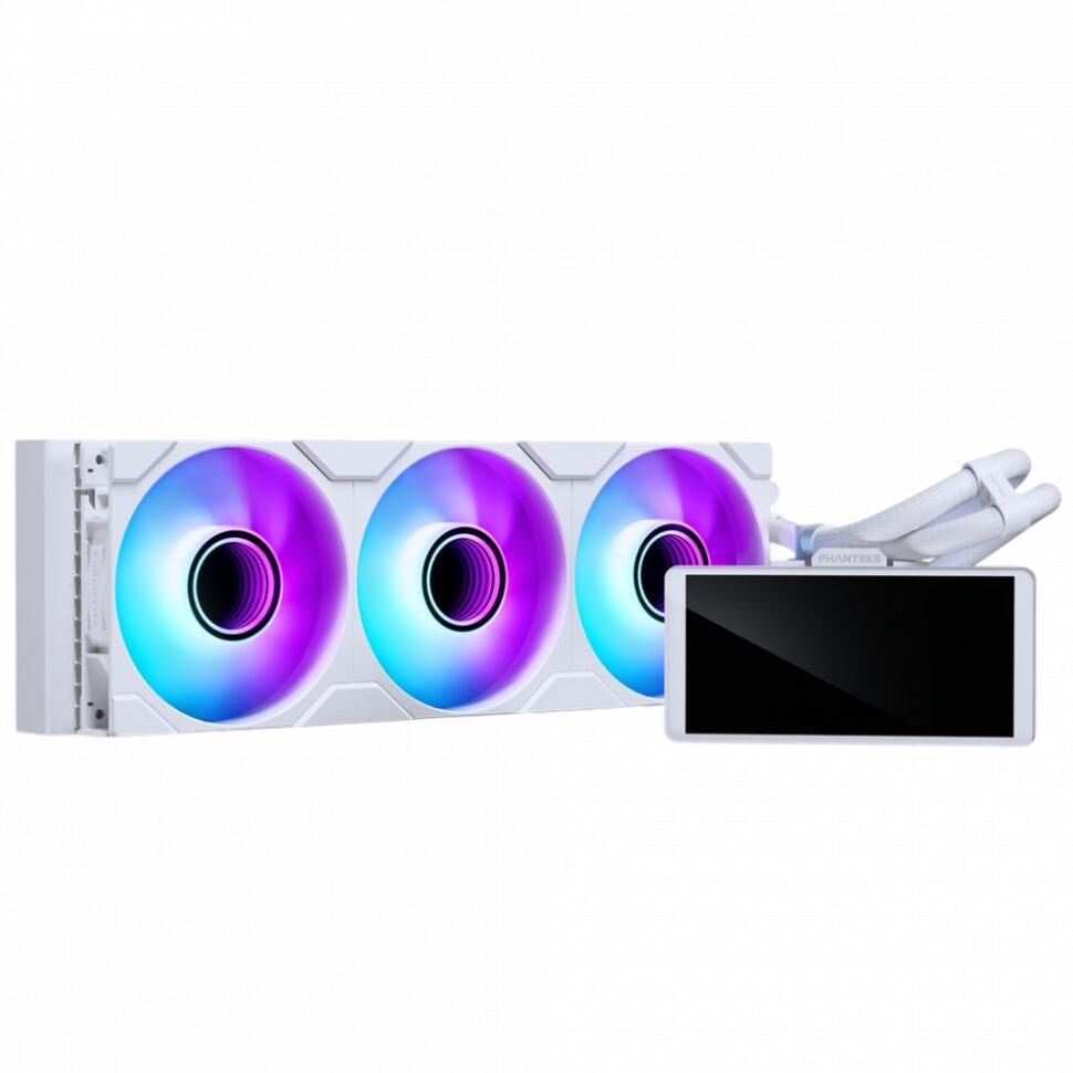 Система жидкостного охлаждения для процессора PHANTEKS Glacier One 360M25 G2 6” LCD ARGB White (PH-GO360M25G2LCD_DWT01)