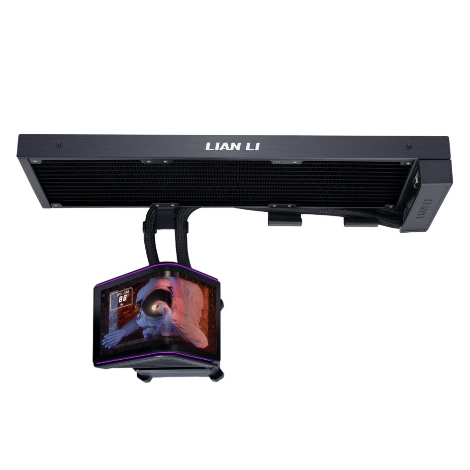 Система жидкостного охлаждения для процессора Lian Li HydroShift II OLED Curved 360 Fanless GHS2OLDC36NB Black (G89.GHS2OLDC36NB.R0)
