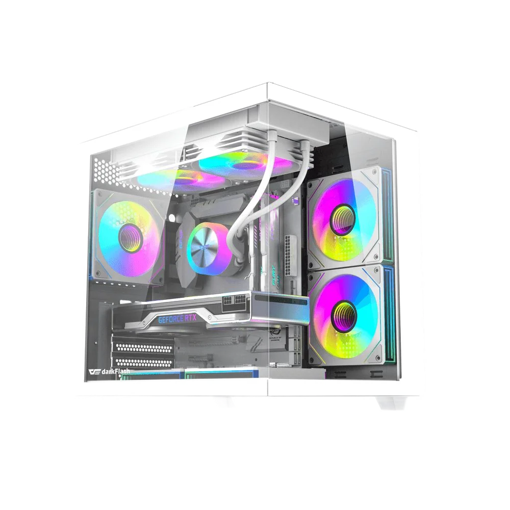 Игровой ПК Titan Core Ultra 7 265KF + RTX 5080, 64 ГБ, 2 ТБ, белый