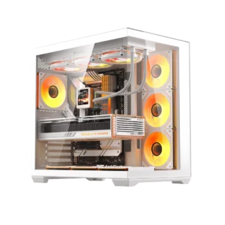 Игровой ПК Titan Ryzen 7 7800X3D + RTX 5080, 32 ГБ, 1 ТБ, белый