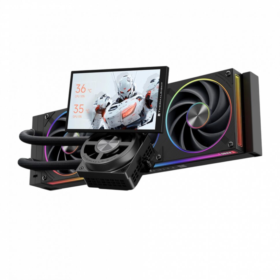 Система жидкостного охлаждения для процессора Thermalright Dynamic Vision Pro 360 LCD ARGB Black (TRDVP360AB)
