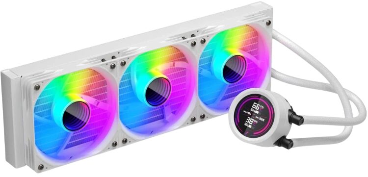 Система жидкостного охлаждения для процессора 1STPLAYER TS4 360 White (TS4-360-WH)